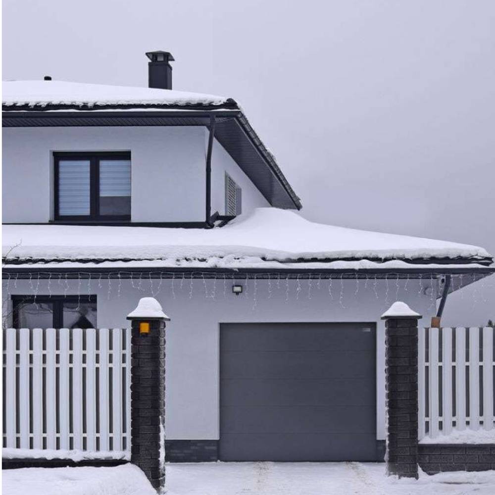  Автоматические гаражные секционные ворота ALUTECH Prestige 2500×2500 мм