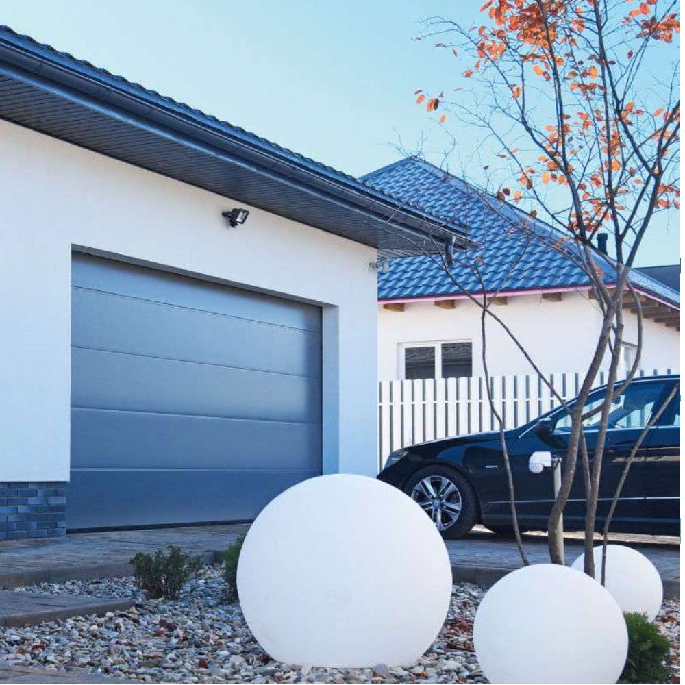  Секционные ворота ALUTECH Prestige с электроприводом 2750×2500 мм