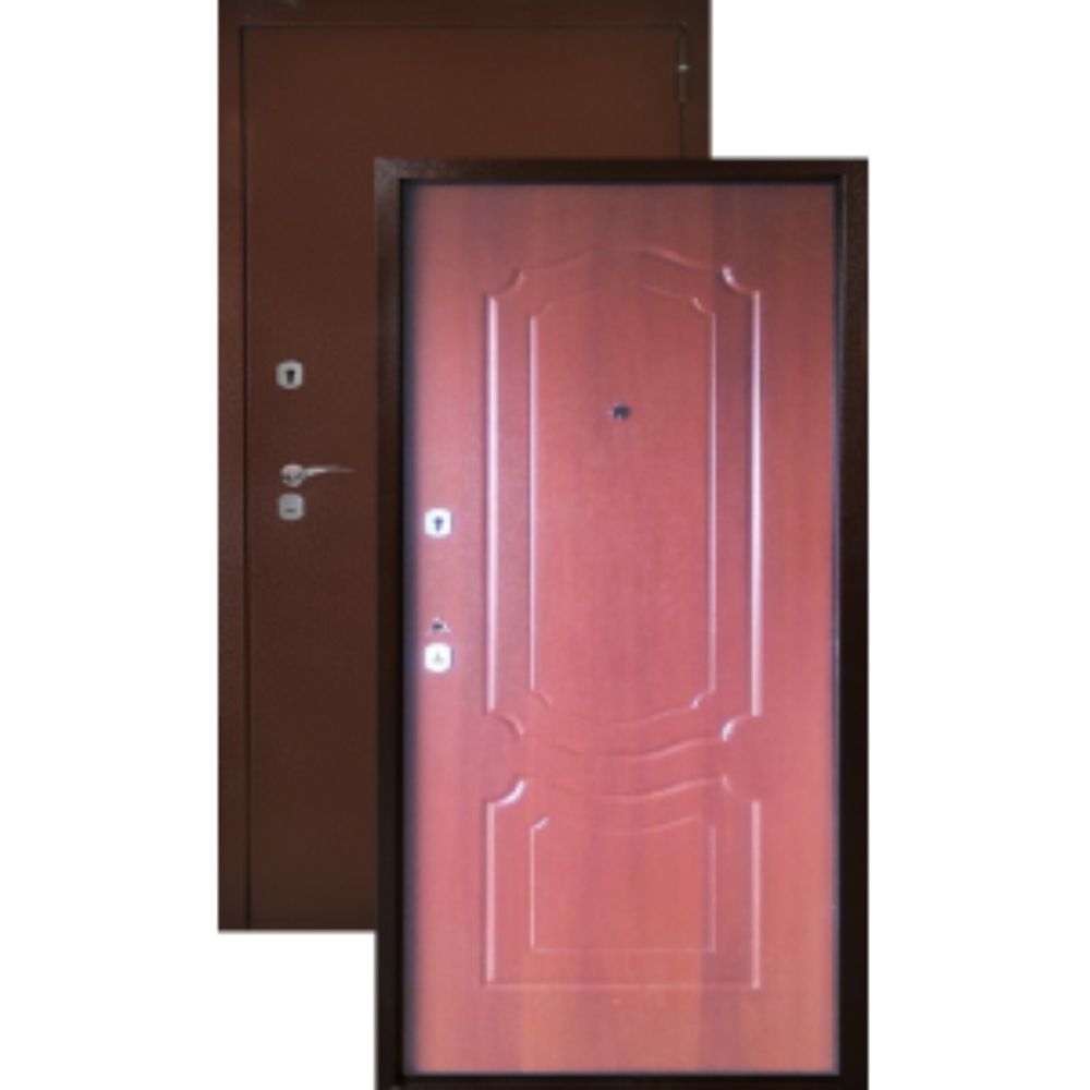 Фото  Аргус лайт классика (итальянский орех) металлические входные двери - купить